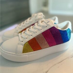 Kurt Geiger Multicolor Striped Sneakers